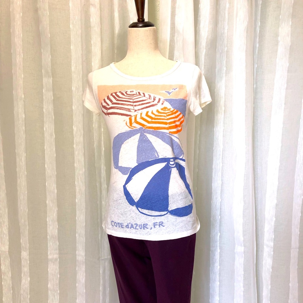 J. Crew XXS French Collector Tee